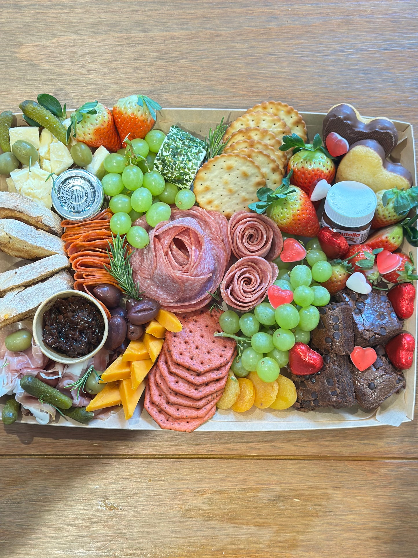 Valentines Day Sharing Platter for Two