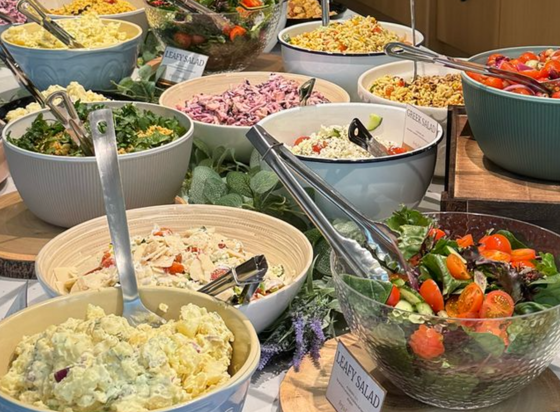 Deliver and drop office catering spread